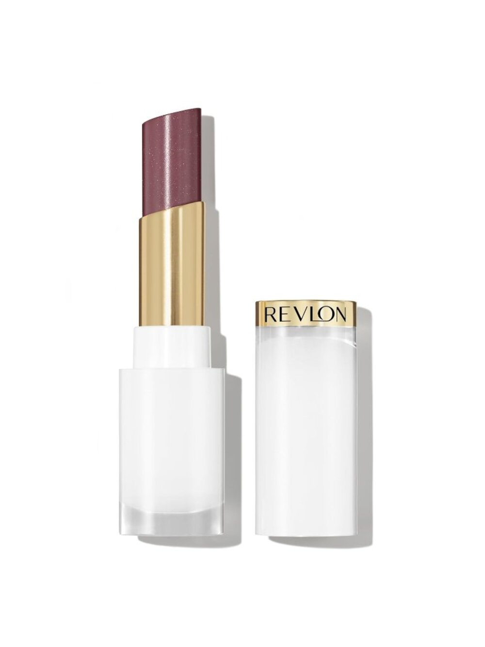 Revlon 014 Glistening Purple Lustrou Glass Shine Balm Hydrating Tinted Lip Gloss